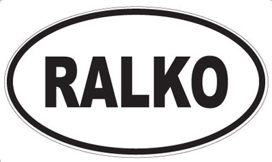 RALKO - Oval Magnet