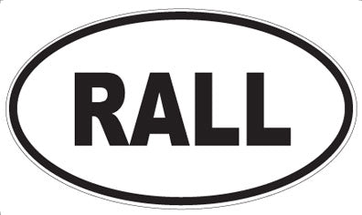 RALL - Oval Magnet