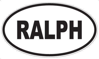 RALPH - Oval Magnet