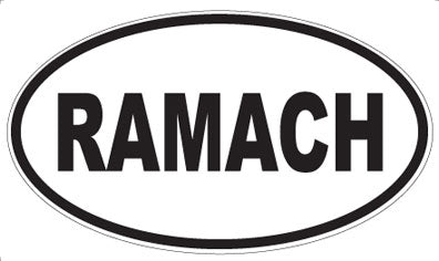 RAMACH - Oval Magnet