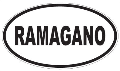 RAMAGANO - Oval Magnet