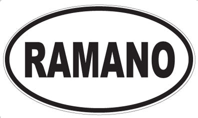 RAMANO - Oval Magnet