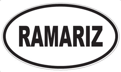 RAMARIZ - Oval Magnet