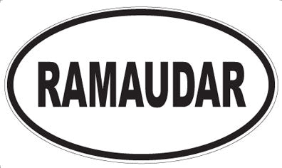RAMAUDAR - Oval Magnet