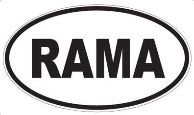 RAMA - Oval Magnet