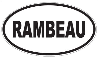 RAMBEAU - Oval Magnet