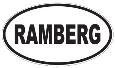RAMBERG - Oval Magnet