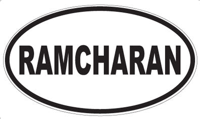 RAMCHARAN - Oval Magnet