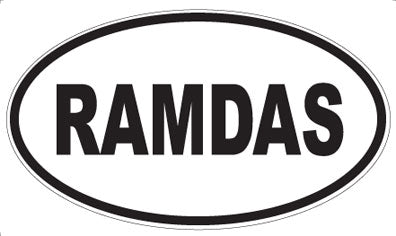 RAMDAS - Oval Magnet