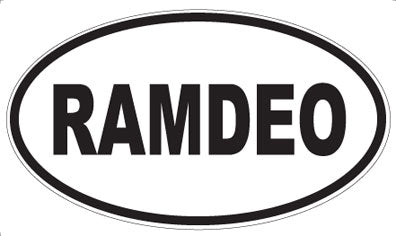 RAMDEO - Oval Magnet