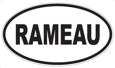 RAMEAU - Oval Magnet