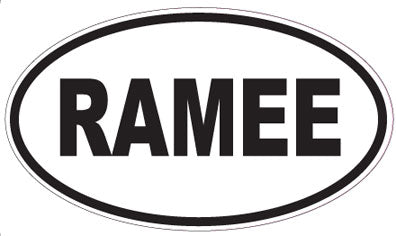 RAMEE - Oval Sticker