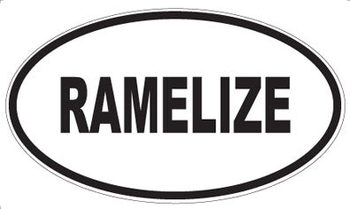 RAMELIZE - Oval Magnet