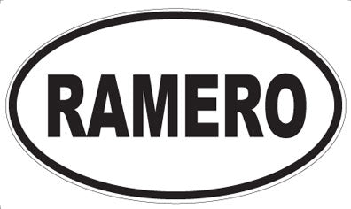 RAMERO - Oval Magnet