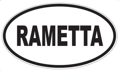 RAMETTA - Oval Magnet