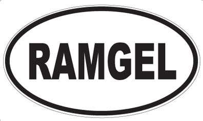 RAMGEL - Oval Magnet