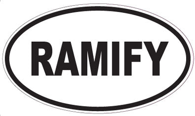 RAMIFY - Oval Sticker