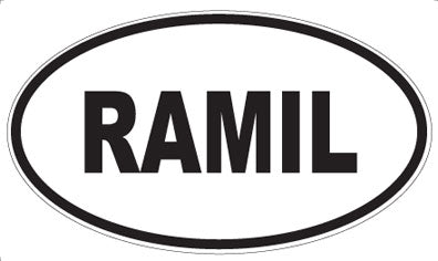 RAMIL - Oval Magnet