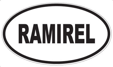 RAMIREL - Oval Magnet