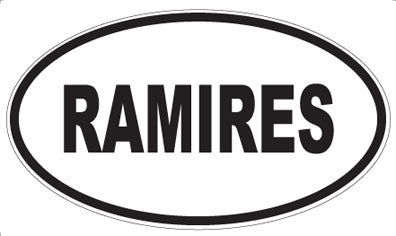 RAMIRES - Oval Magnet