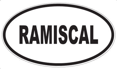 RAMISCAL - Oval Magnet