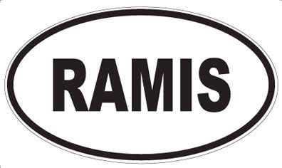 RAMIS - Oval Magnet