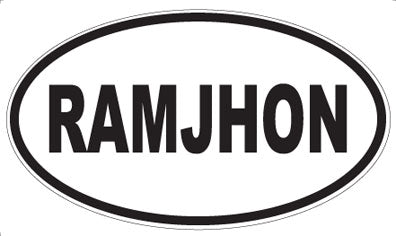 RAMJHON - Oval Magnet