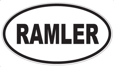 RAMLER - Oval Magnet