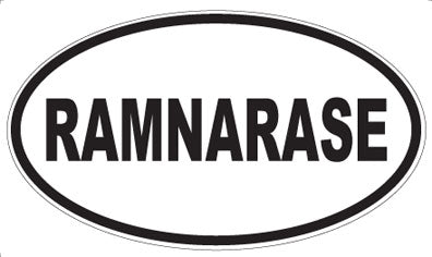RAMNARASE - Oval Magnet