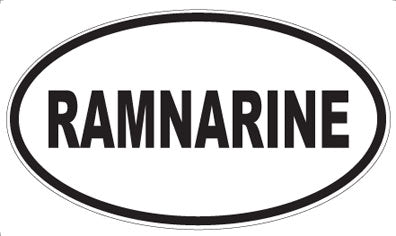 RAMNARINE - Oval Magnet