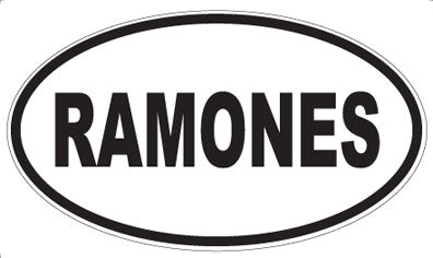 RAMONES - Oval Magnet