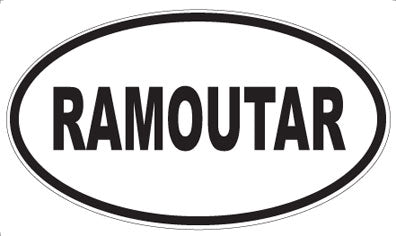 RAMOUTAR - Oval Magnet