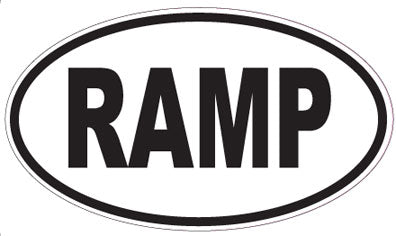 RAMP - Oval Sticker