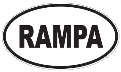RAMPA - Oval Magnet