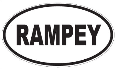 RAMPEY - Oval Magnet