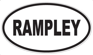 RAMPLEY - Oval Magnet