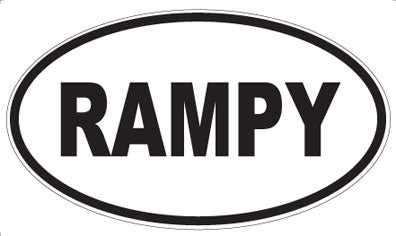 RAMPY - Oval Magnet