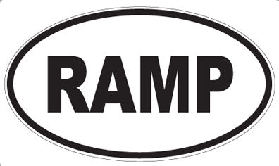 RAMP - Oval Magnet