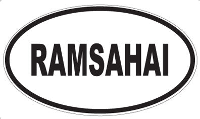 RAMSAHAI - Oval Magnet
