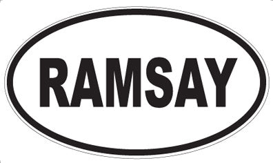 RAMSAY - Oval Magnet