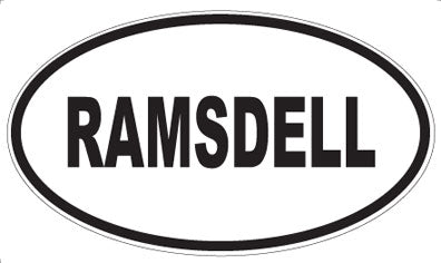 RAMSDELL - Oval Magnet