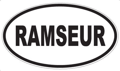 RAMSEUR - Oval Magnet