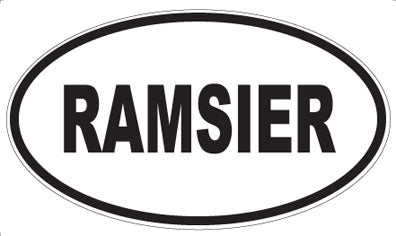 RAMSIER - Oval Magnet