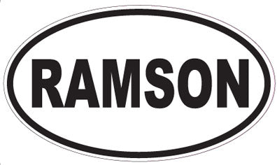 RAMSON - Oval Sticker