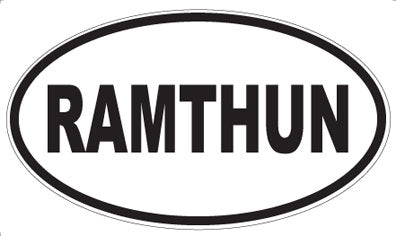 RAMTHUN - Oval Magnet