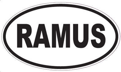 RAMUS - Oval Magnet