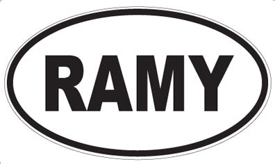 RAMY - Oval Magnet