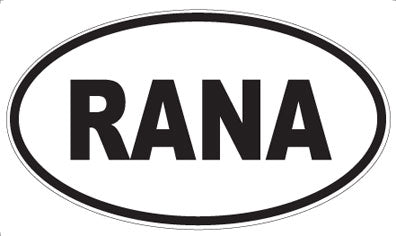 RANA - Oval Magnet