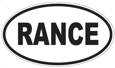 RANCE - Oval Magnet