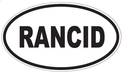 RANCID - Oval Sticker